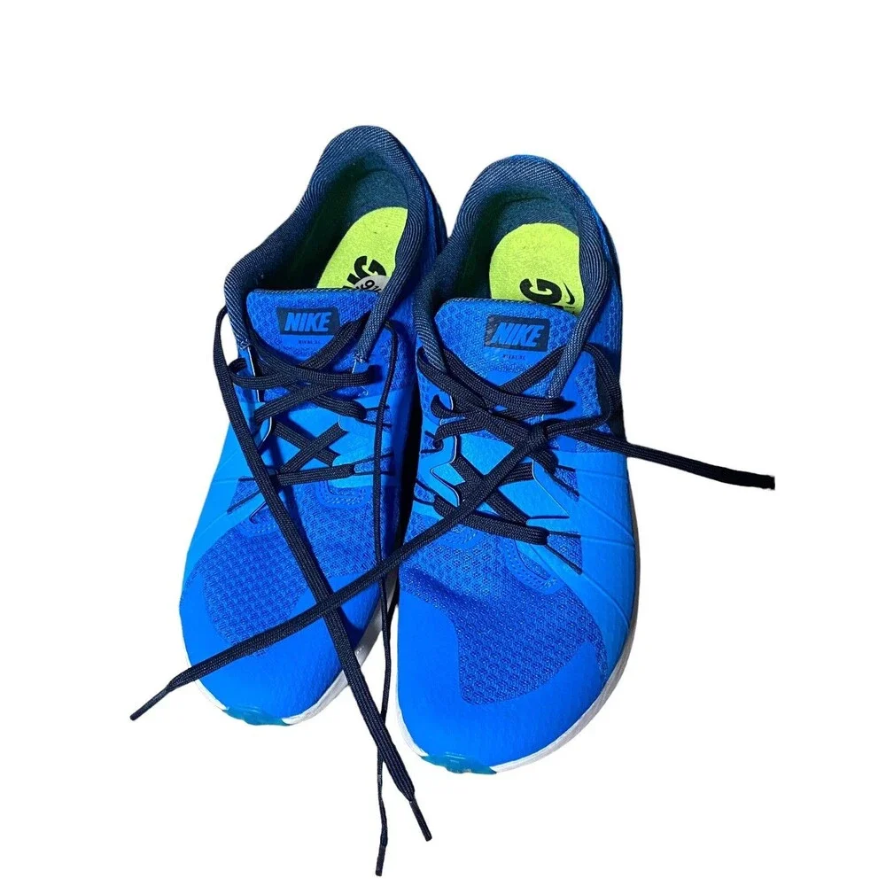 Nike Mens Zoom Rival Waffle 904720-402 Blue Running Shoes Sneakers Size 9.5